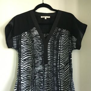 Daniel Rainn Black & White Blouse